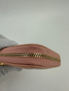 19 Zip Around Long Wallet Quilted Lambskin in Light Pink GHW