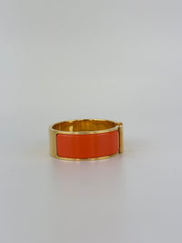 Clic Clac H Bracelet Orange Enamel GHW PM