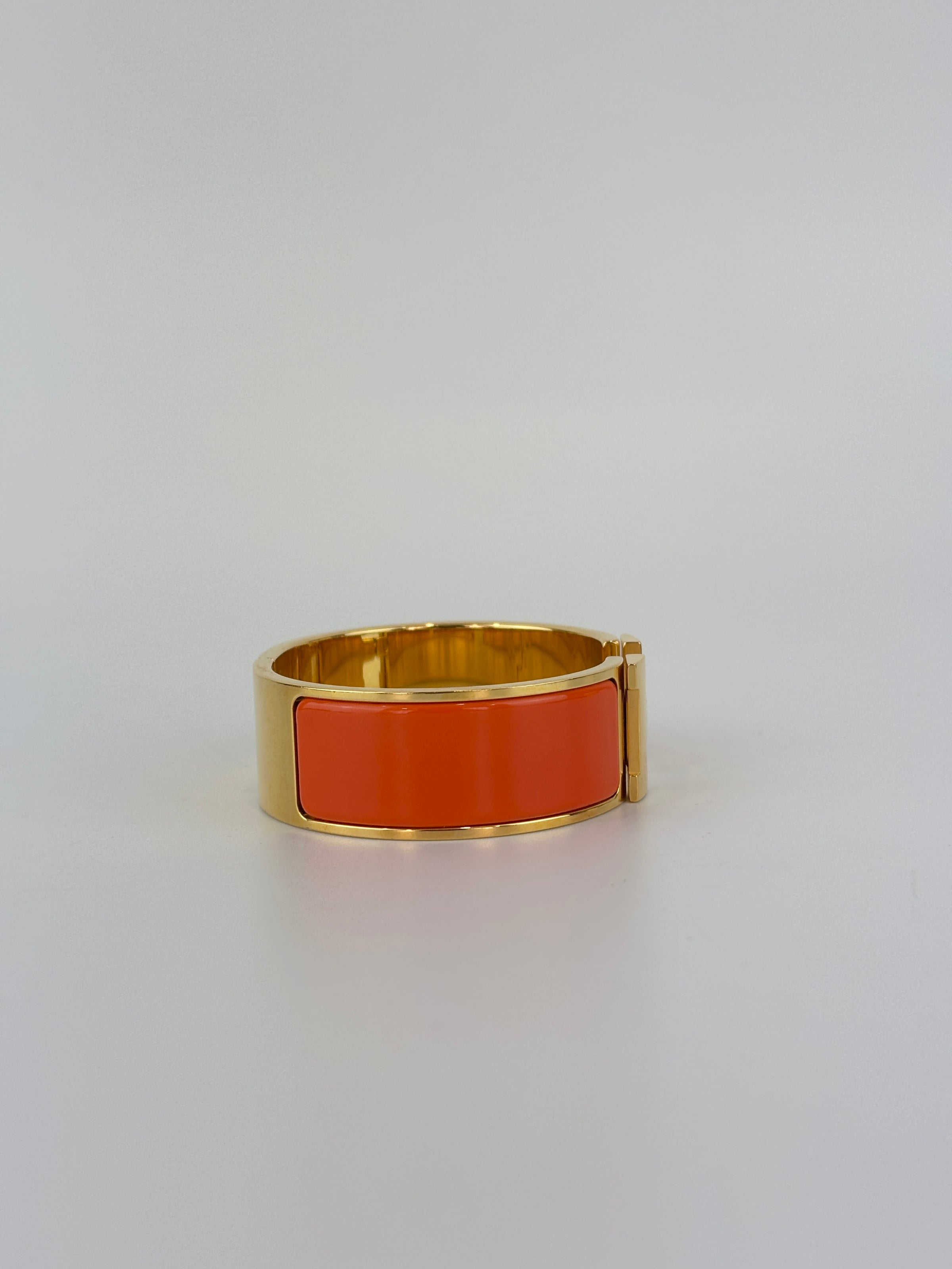 Clic Clac H Bracelet Orange Enamel GHW PM
