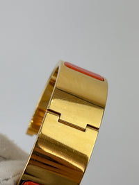 Clic Clac H Bracelet Orange Enamel GHW PM