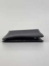H Sellier Compact Wallet Bleu Nuit Evercolor