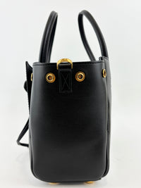 Smooth Calfskin Mini Bel Air Carry All Bag Black