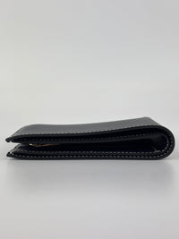 H Sellier Compact Wallet Bleu Nuit Evercolor