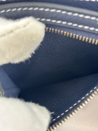 H Sellier Compact Wallet Bleu Nuit Evercolor