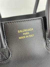 Smooth Calfskin Mini Bel Air Carry All Bag Black