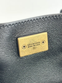 Smooth Calfskin Mini Bel Air Carry All Bag Black