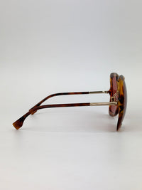 Havana Tortoise Shell Oversized Sunglasses - Glampot