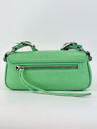 XS Le Cagole Shoulder Bag in Bright Mint Green Arena Lambskin