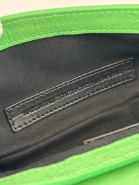 XS Le Cagole Shoulder Bag in Bright Mint Green Arena Lambskin