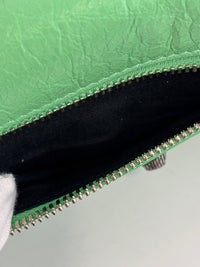 XS Le Cagole Shoulder Bag in Bright Mint Green Arena Lambskin