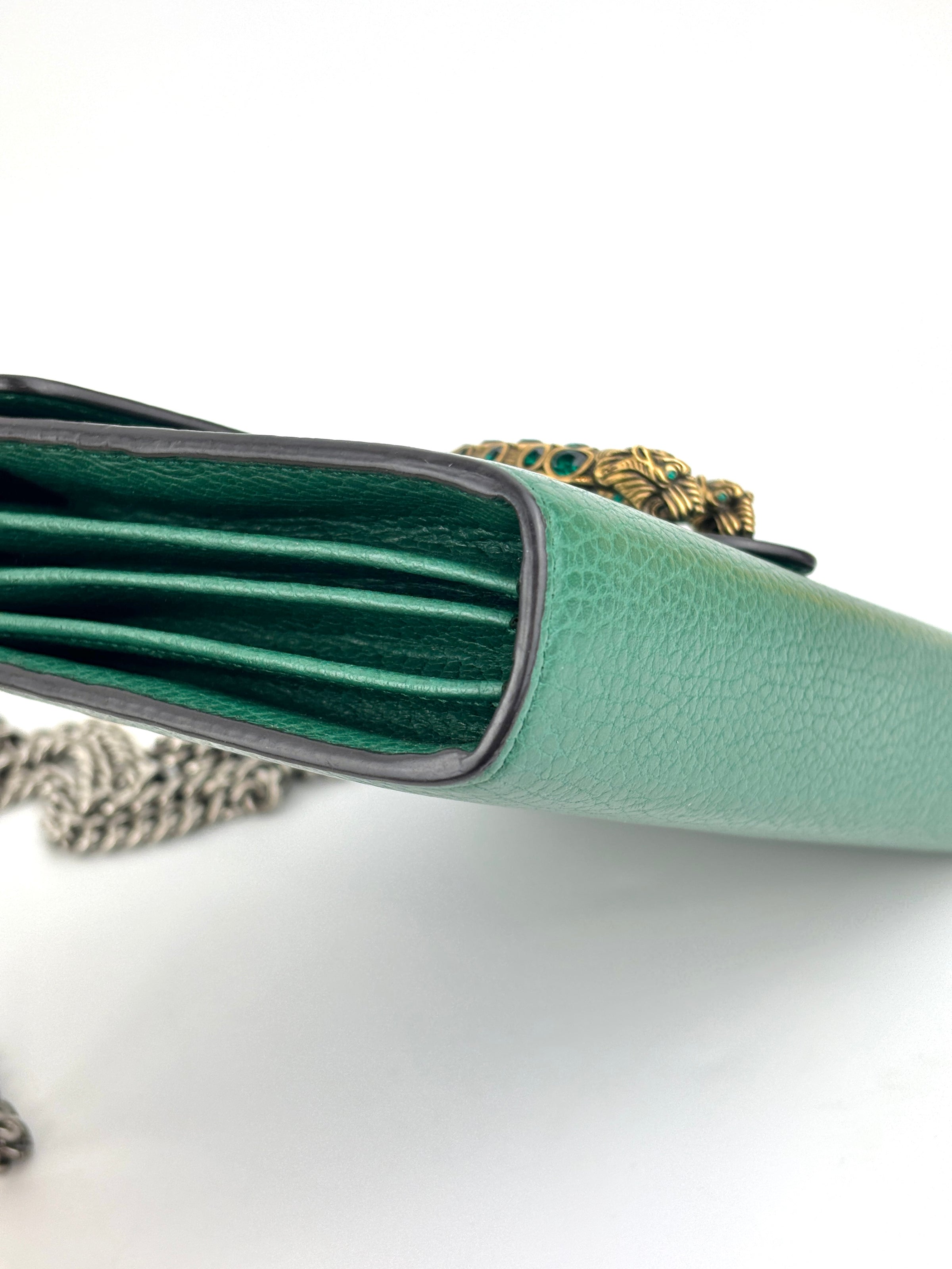 Dionysus Chain Wallet WOC in Green 401231 2149