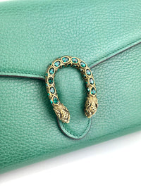Dionysus Chain Wallet WOC in Green 401231 2149