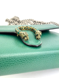 Dionysus Chain Wallet WOC in Green 401231 2149