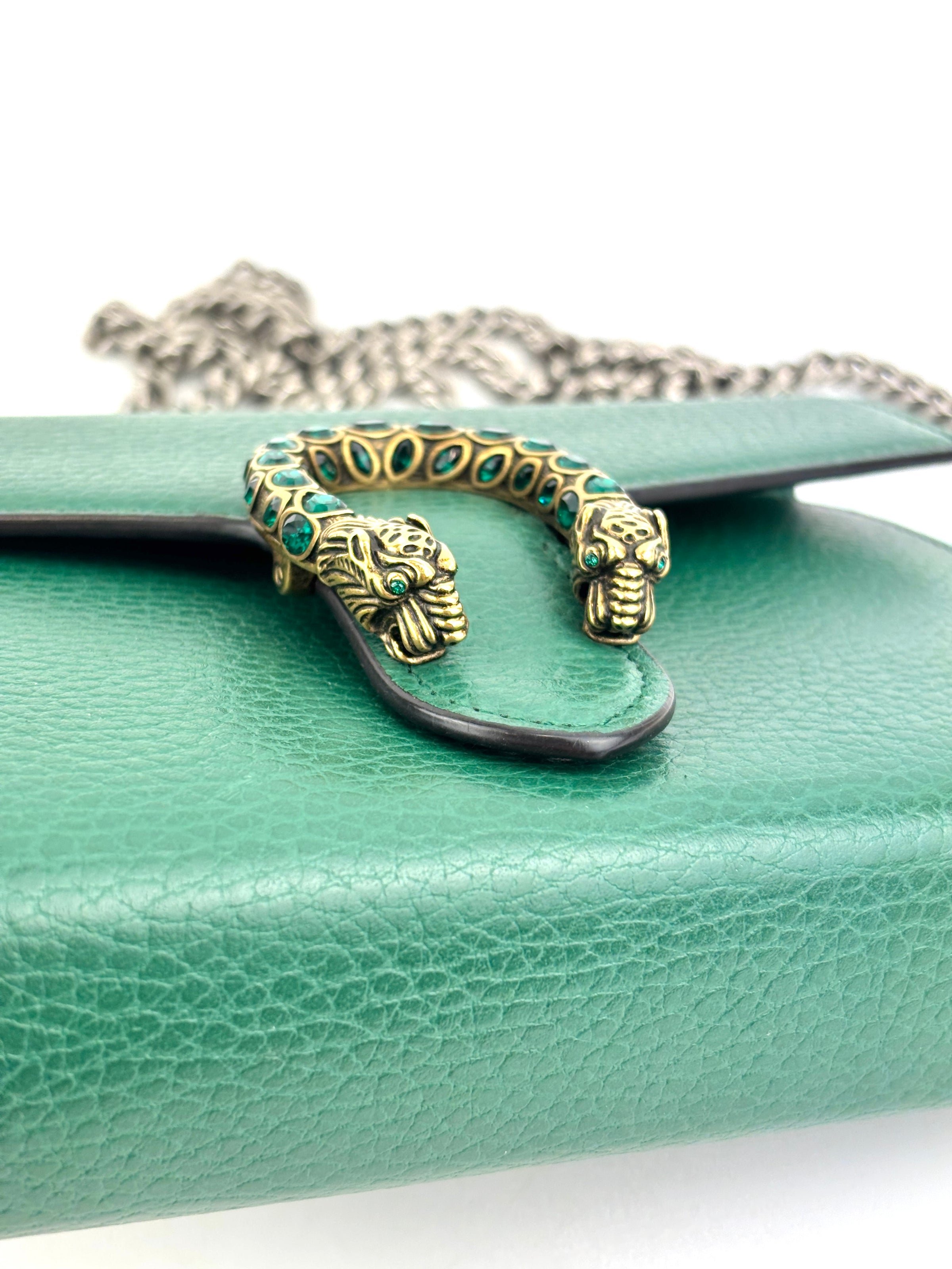 Dionysus Chain Wallet WOC in Green 401231 2149