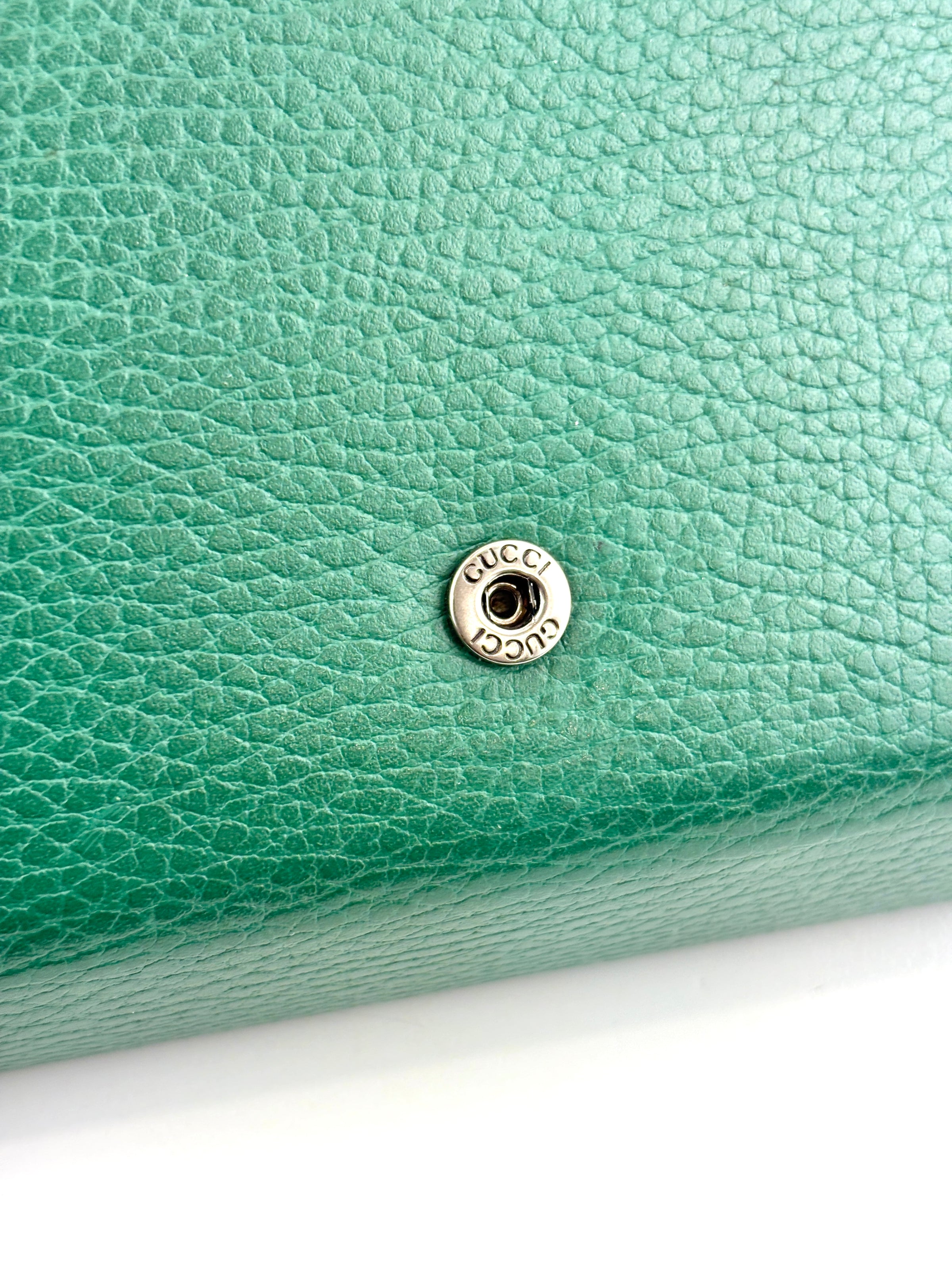 Dionysus Chain Wallet WOC in Green 401231 2149