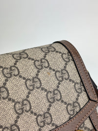 625615 GG Supreme Monogram Mini Horsebit 1955 Crossbody Bag
