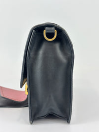 1BD068 Ribbon Bag in City Calf Marmo and Begonia