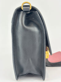1BD068 Ribbon Bag in City Calf Marmo and Begonia