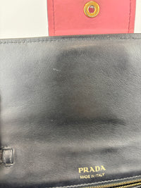 1BD068 Ribbon Bag in City Calf Marmo and Begonia