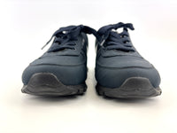 Match Canvas / Leather Lace-Up Trainers in Black Size 8 - Glampot