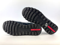 Match Canvas / Leather Lace-Up Trainers in Black Size 8 - Glampot