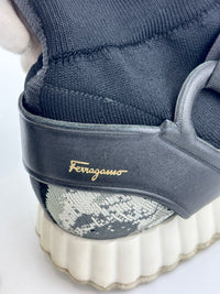 Gancini Stretch Knit Sock Shoes Size 38 - Glampot