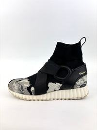 Gancini Stretch Knit Sock Shoes Size 38 - Glampot