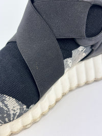 Gancini Stretch Knit Sock Shoes Size 38 - Glampot