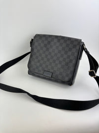 District PM Messenger Damier Graphite Bag