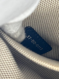 Large Diorissimo Navy Blue / Natural Canvas and Leather Shopper Tote