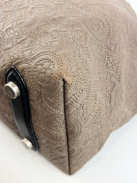 Khaki Monogram Antheia PM Hobo Bag