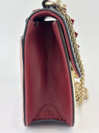 Small Glam Lock Flap Bag in Tricolour Leather