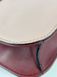 Small Glam Lock Flap Bag in Tricolour Leather