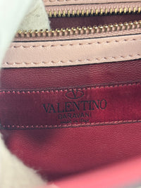 Small Glam Lock Flap Bag in Tricolour Leather