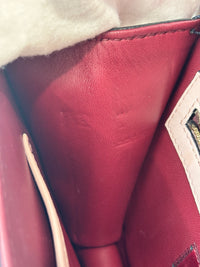 Small Glam Lock Flap Bag in Tricolour Leather