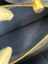 A67620 Navy Matelasse Calfskin Seasonal Open Tote GHW