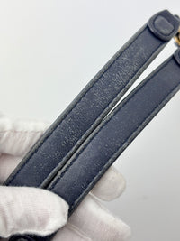A67620 Navy Matelasse Calfskin Seasonal Open Tote GHW