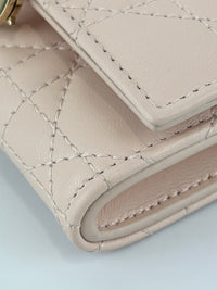 My Dior Glycine Wallet in Powder Pink Cannage Lambskin