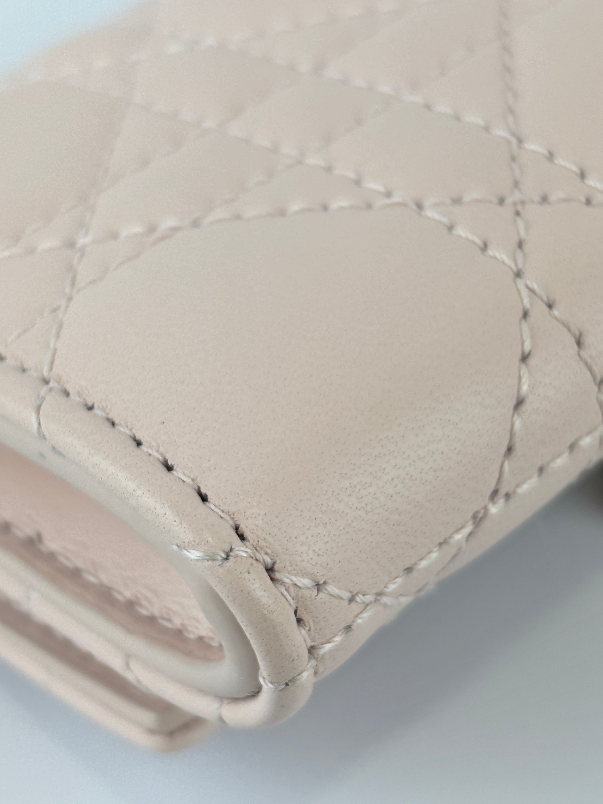 My Dior Glycine Wallet in Powder Pink Cannage Lambskin