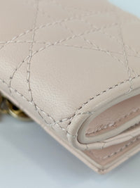 My Dior Glycine Wallet in Powder Pink Cannage Lambskin