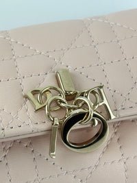 My Dior Glycine Wallet in Powder Pink Cannage Lambskin