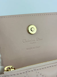 My Dior Glycine Wallet in Powder Pink Cannage Lambskin