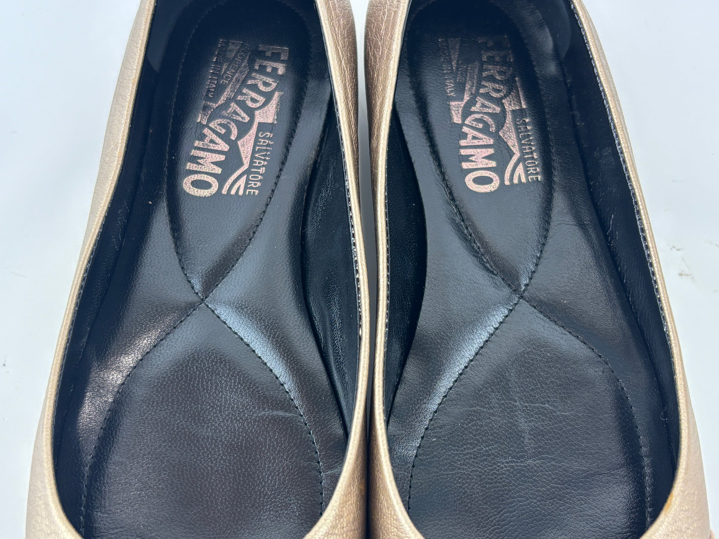 Varina Ballet Flats Metallic Gold Size 35.5