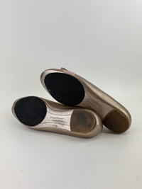 Varina Ballet Flats Metallic Gold Size 35.5