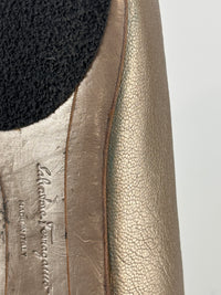 Varina Ballet Flats Metallic Gold Size 35.5