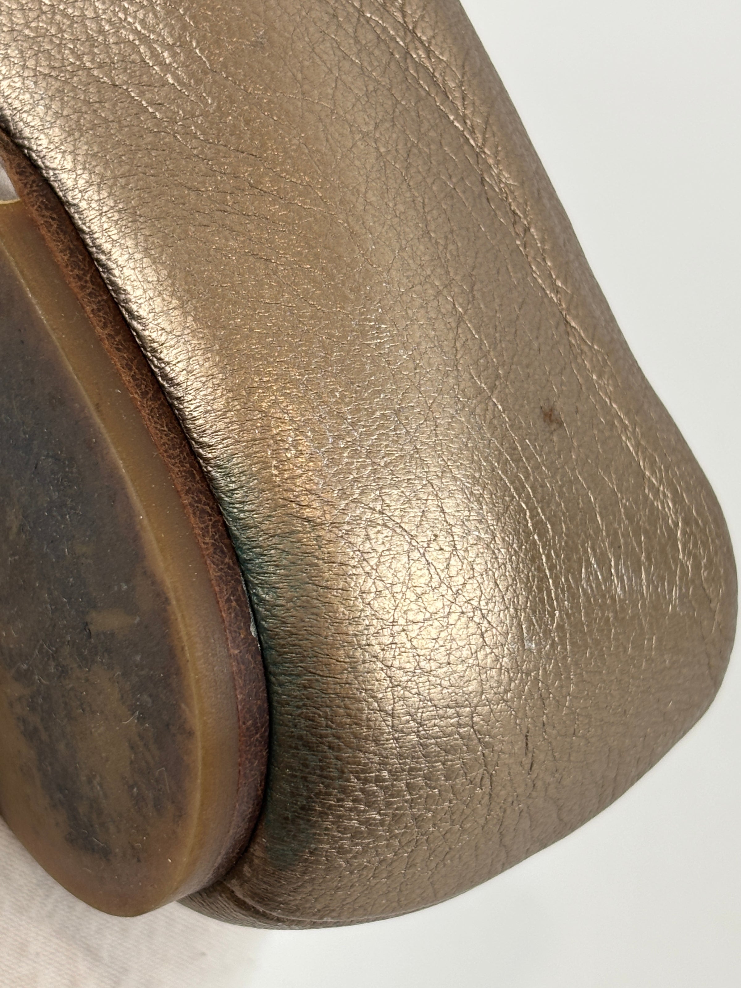 Varina Ballet Flats Metallic Gold Size 35.5