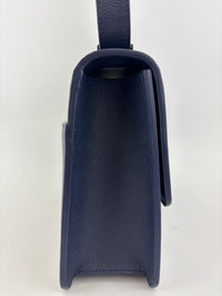 Montaigne Shoulder Bag in Navy Blue Matte BHW