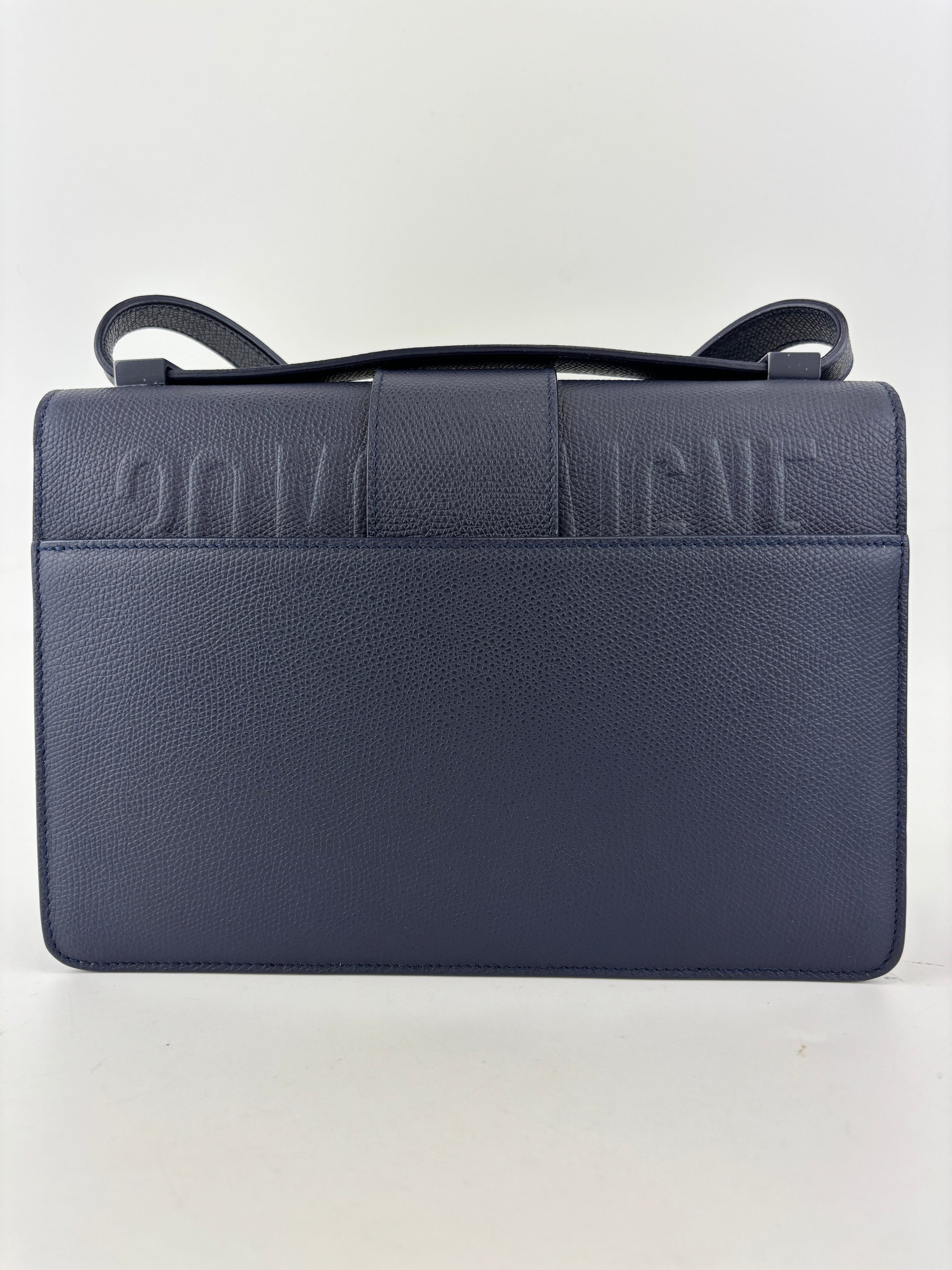 Montaigne Shoulder Bag in Navy Blue Matte BHW