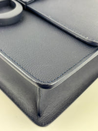 Montaigne Shoulder Bag in Navy Blue Matte BHW