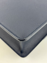 Montaigne Shoulder Bag in Navy Blue Matte BHW